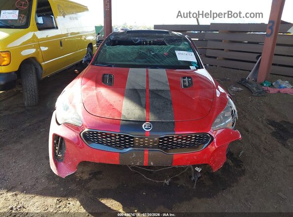 KNAE55LC7P6125771 2023 KIA STINGER Red Widok z przodu