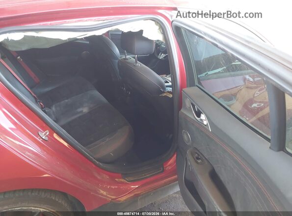 KNAE55LC7P6125771 2023 KIA STINGER Red Widok naklejki z numerem VIN