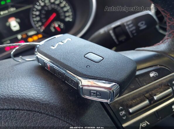 KNAE55LC7P6125771 2023 KIA STINGER Red Widok deski rozdzielczej