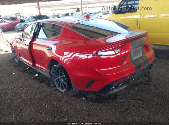 KNAE55LC7P6125771 2023 KIA STINGER Red Tył lewy