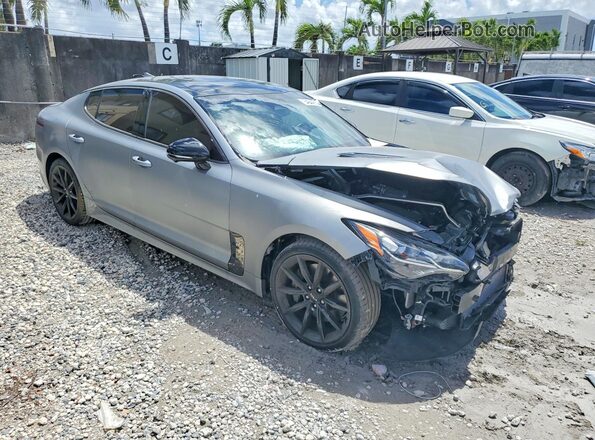 KNAE55LC7P6134745 2023 KIA STINGER Gray Delantero derecho