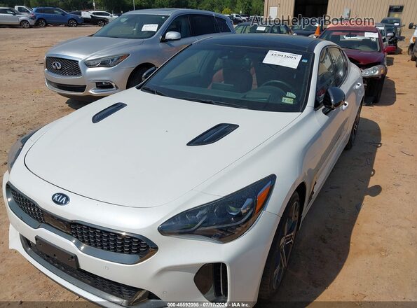 KNAE55LC8L6075764 2020 KIA STINGER Silver წინა ხედი