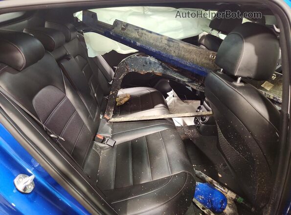 KNAE55LC8M6094462 2021 KIA STINGER Blue Rear seats view