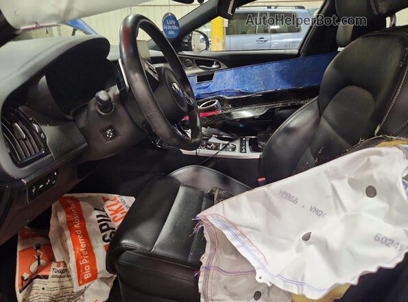 KNAE55LC8M6094462 2021 KIA STINGER Blue Front interior view
