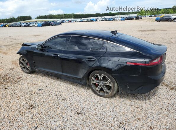 KNAE55LCXK6046636 2019 KIA STINGER Black Trasero izquierdo