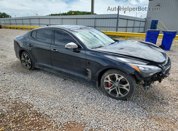 KNAE55LCXK6046636 2019 KIA STINGER Black Delantero derecho