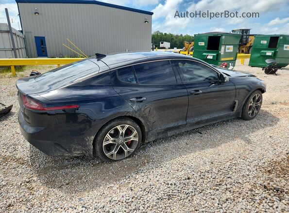 KNAE55LCXK6046636 2019 KIA STINGER Black Trasero derecho