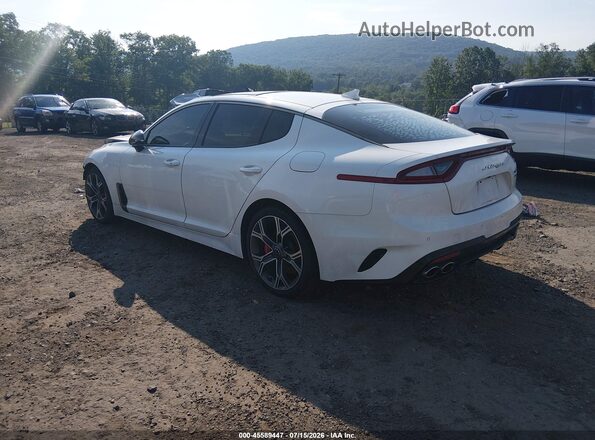 KNAE55LCXM6088677 2021 KIA STINGER Белый Задняя левая четверть