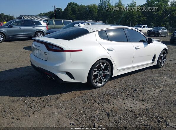 KNAE55LCXM6088677 2021 KIA STINGER Белый Задняя правая четверть