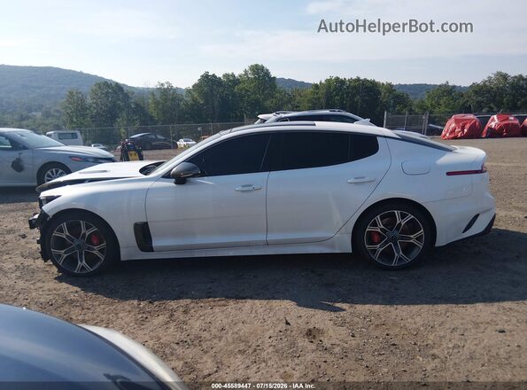 KNAE55LCXM6088677 2021 KIA STINGER Белый Панорамный вид салона 360°