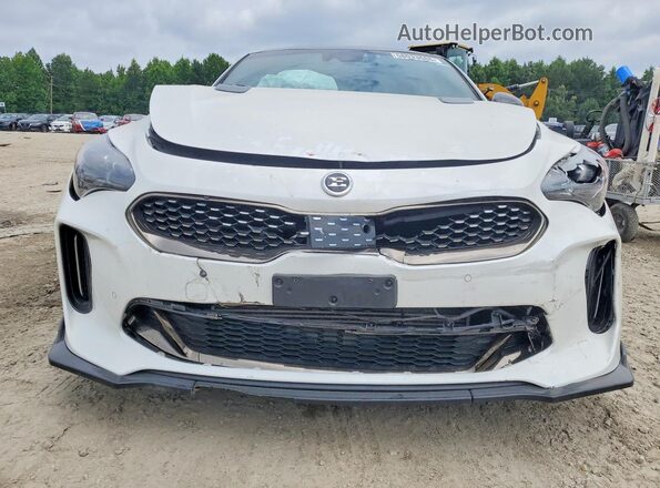KNAE55LCXM6091482 2021 KIA STINGER White წინა ხედი