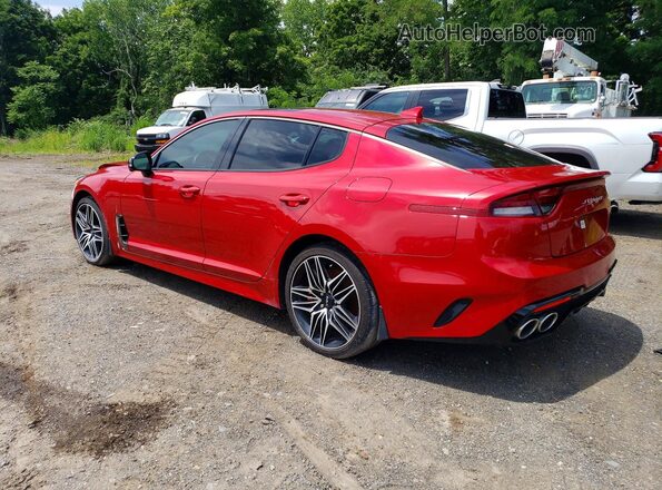KNAE55LCXP6130642 2023 KIA STINGER Red Задня ліва чверть