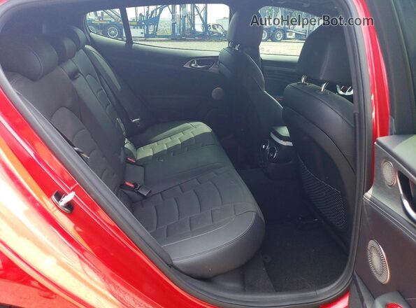 KNAE55LCXP6130642 2023 KIA STINGER Red Вид задніх сидінь