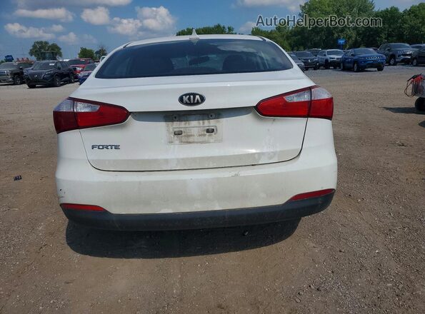 KNAFK4A60G5602812 2016 KIA FORTE White Widok z tyłu