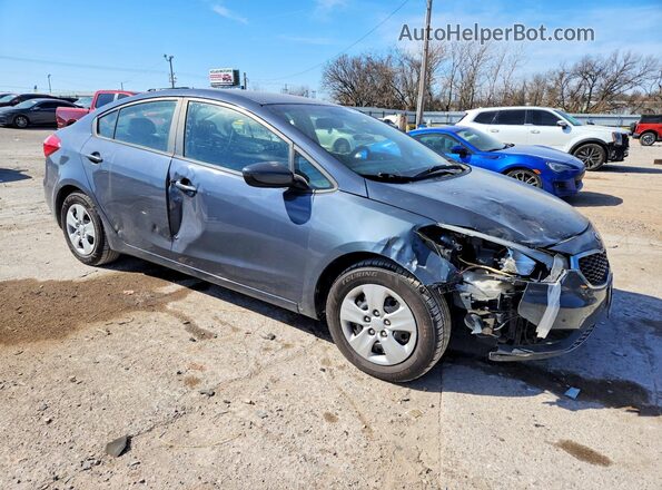 KNAFK4A62G5477389 2016 KIA FORTE Gray Przód prawy