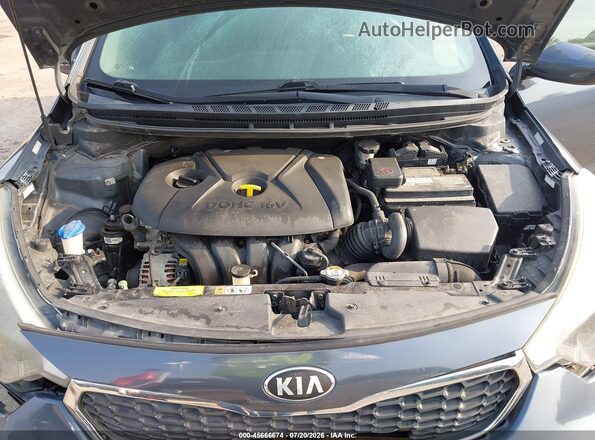 KNAFK4A62G5565827 2016 KIA FORTE Gray Widok z tyłu