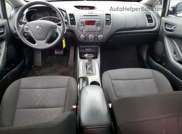 KNAFK4A62G5604352 2016 KIA FORTE Silver Vista del salpicadero