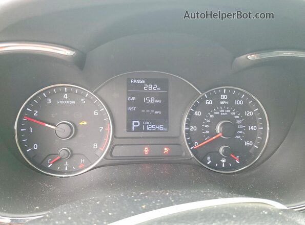 KNAFK4A62G5604352 2016 KIA FORTE Silver Vista del cuadro de instrumentos