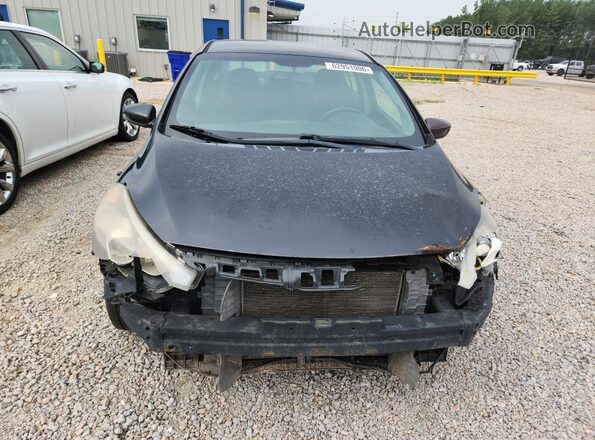 KNAFK4A63G5487767 2016 KIA FORTE Black Front view