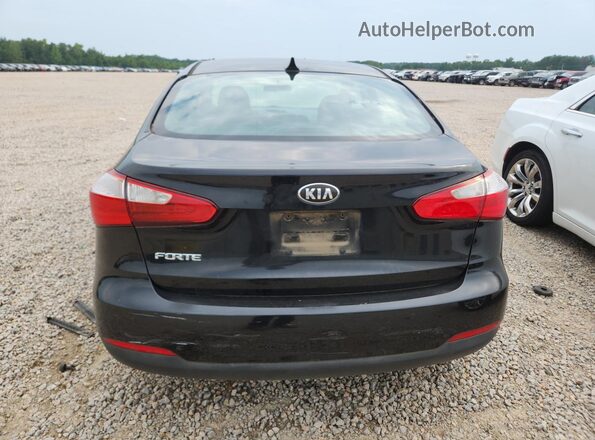 KNAFK4A63G5487767 2016 KIA FORTE Black Rear view