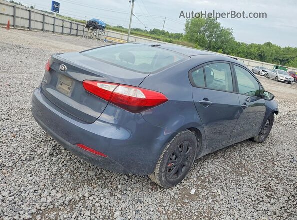 KNAFK4A63G5509069 2016 KIA FORTE Blue Tył prawy