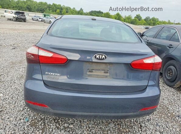 KNAFK4A63G5509069 2016 KIA FORTE Blue Widok z tyłu