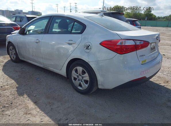 KNAFK4A63G5585732 2016 KIA FORTE Белый Задняя левая четверть
