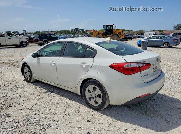 KNAFK4A63G5603520 2016 KIA FORTE Белый Задняя левая четверть