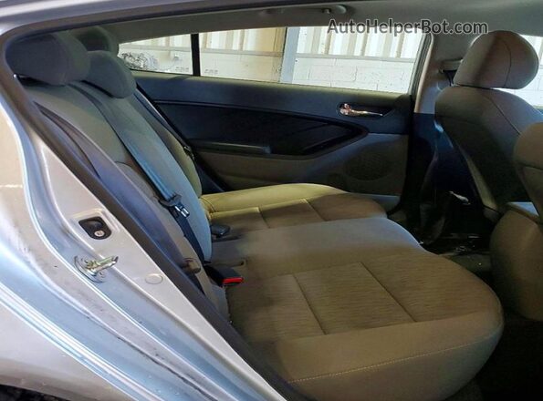 KNAFK4A64G5531369 2016 KIA FORTE Silver Հետևի նստատեղերի տեսք
