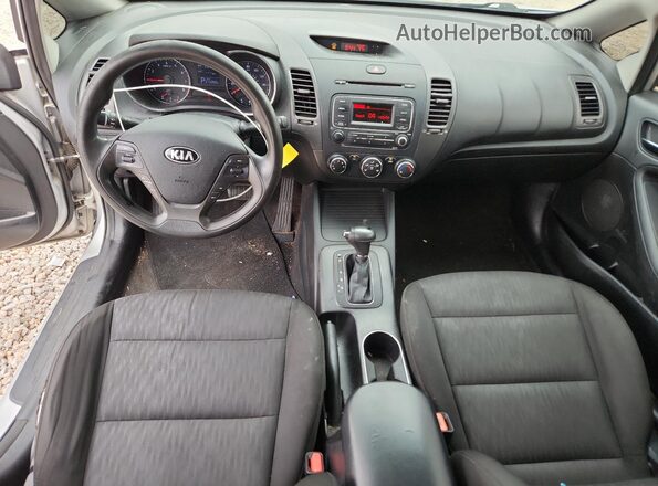 KNAFK4A64G5550231 2016 KIA FORTE Silver Вид панелі приладів
