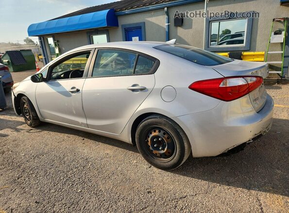 KNAFK4A65G5439381 2016 KIA FORTE Silver Rear left