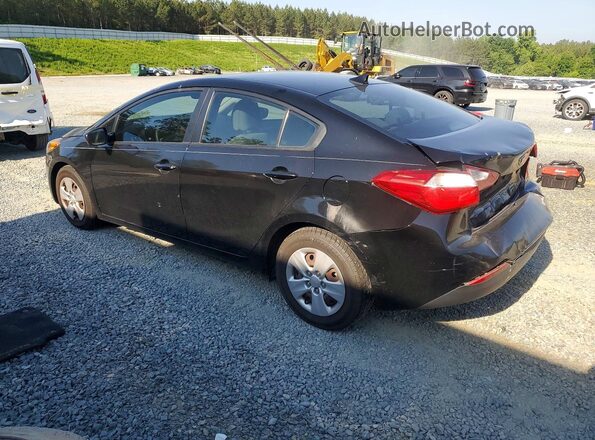 KNAFK4A65G5536483 2016 KIA FORTE Black უკანა მარცხენა
