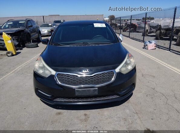 KNAFK4A67G5545203 2016 KIA FORTE Black ხელსაწყოთა პანელის ხედი