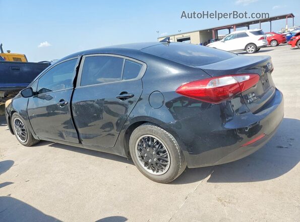 KNAFK4A67G5572157 2016 KIA FORTE Black Հետևի ձախ