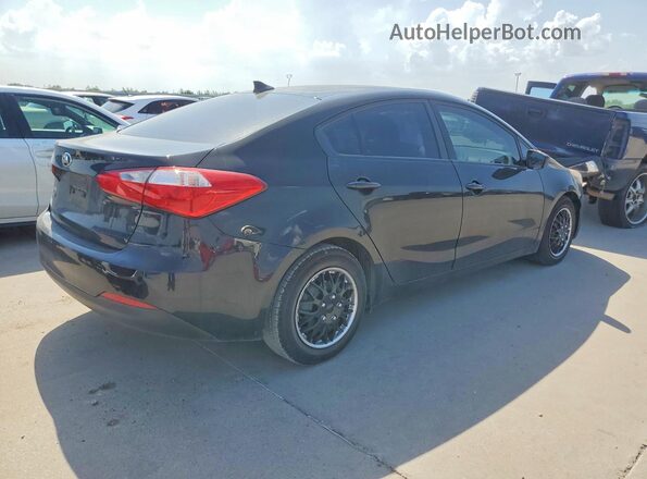 KNAFK4A67G5572157 2016 KIA FORTE Black Հետևի աջ