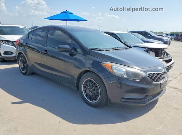 KNAFK4A67G5572157 2016 KIA FORTE Black Առջևի աջ