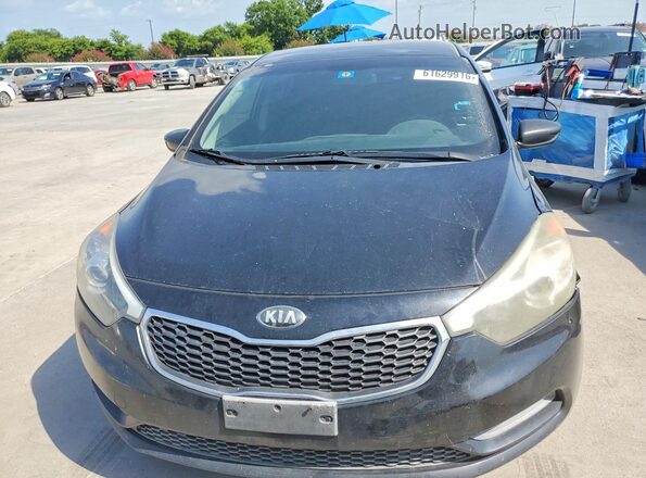 KNAFK4A67G5572157 2016 KIA FORTE Black Դիմացի տեսք