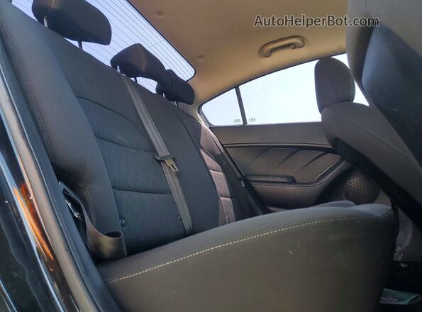 KNAFK4A67G5572157 2016 KIA FORTE Black Հետևի նստատեղերի տեսք