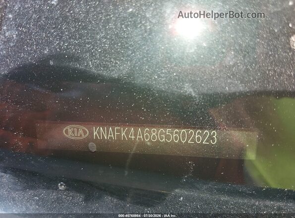 KNAFK4A68G5602623 2016 KIA FORTE Black Vista del compartimento del motor