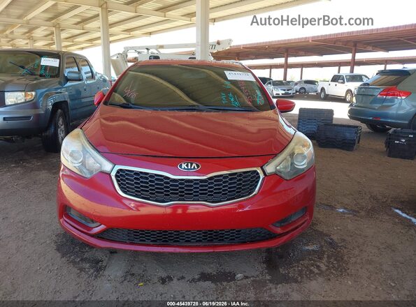 KNAFK4A6XG5559614 2016 KIA FORTE Burgundy წინა ხედი