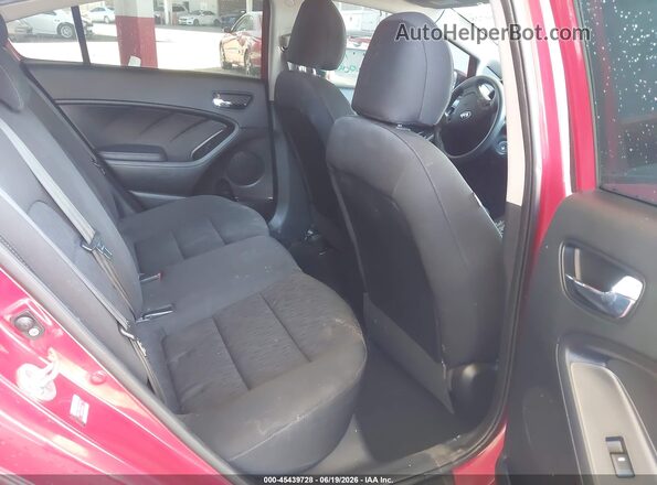 KNAFK4A6XG5559614 2016 KIA FORTE Burgundy VIN კოდის სტიკერის ხედი