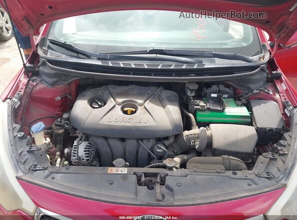 KNAFK4A6XG5595366 2016 KIA FORTE Red Rear view