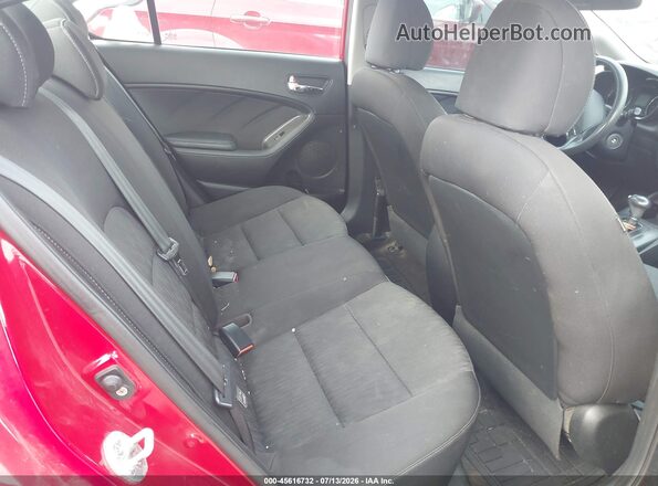 KNAFK4A6XG5595366 2016 KIA FORTE Red VIN sticker view