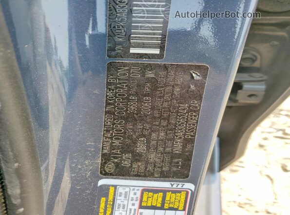 KNAFK5A83G5652434 2016 KIA FORTE Gray Widok komory silnika