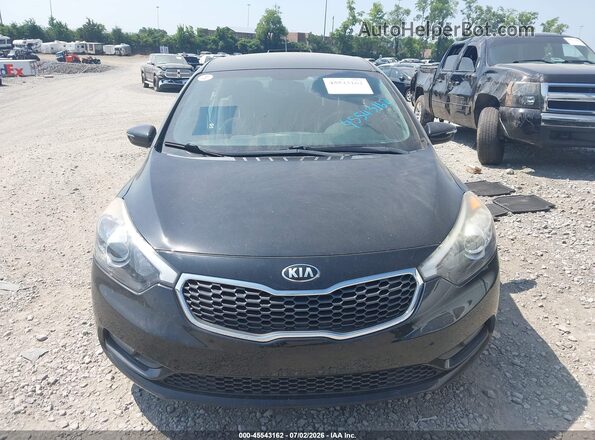 KNAFK5A83G5654118 2016 KIA FORTE Black Սարքավորումների վահանակի տեսք