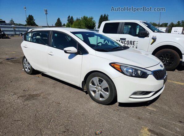 KNAFK5A84G5589540 2016 KIA FORTE White Առջևի աջ