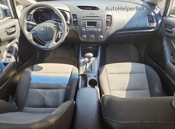 KNAFK5A84G5589540 2016 KIA FORTE White Առջևի վահանակի տեսք