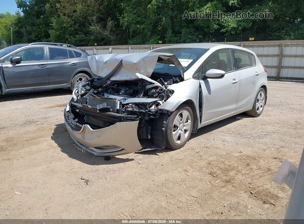 KNAFK5A84G5654497 2016 KIA FORTE Silver Front left