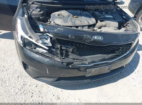 KNAFK5A84H5697383 2017 KIA FORTE Black წინა ხედი
