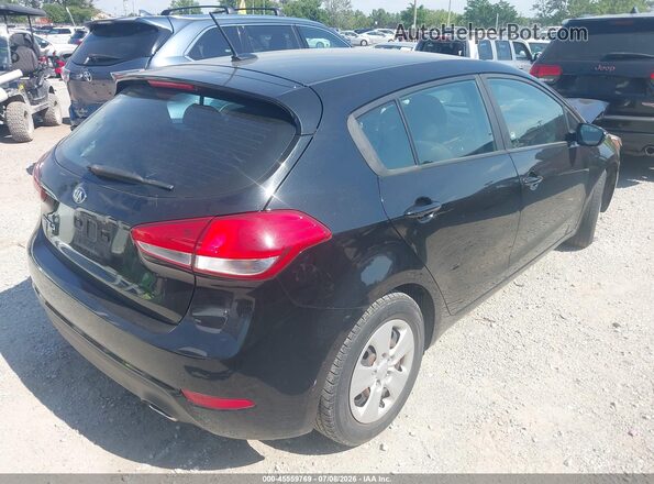 KNAFK5A84H5697383 2017 KIA FORTE Black უკანა მარჯვენა